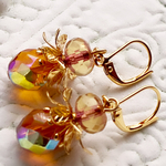 妖精ピアス　小金の精