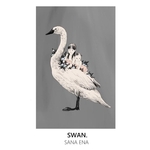 白鳥の似顔絵にもなるポスター✳︎