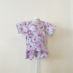 【1点限定】甚平♡ブルーさくら【90サイズ】