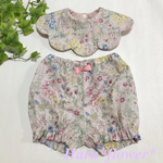 New*スタイ&かぼちゃパンツセットくすみピンク✨出産祝いにも✨