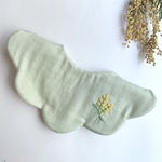 Mimosa〜ミモザ〜季節を彩る刺繍スタイ【もくもくタイプ】