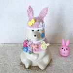 再販しろくま貯金箱 うさ耳イースターセット🐰 ピンク