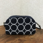 ミナペルホネン ✳︎ラウンド型ショルダーバッグ　タンバリン　ネイビー