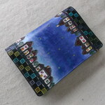 文庫サイズブックカバー　拭き染め＆刻印  牛革