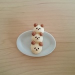 なかよしぱんだのパンブローチ