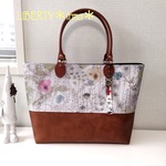 happymama3様オーダー品 LIBERTY＜イルマ＞ビニコ横長トート②