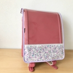 新柄入荷♪再販＊女の子向け♡切替柄と縁取りが選べる＊透明ランドセルカバー