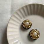 一点物✧ヴィンテージボタン 組合せ ピアス/イヤリング ❥
