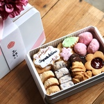 お祝いに♡桜のアイシングクッキー缶(L)