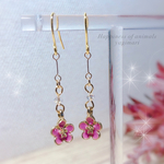 残り1セットです《お嫁入り*1》🌸春色カラー🌸桃の花🌸桜🌸梅🌸ピアス/イヤリング