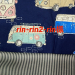 rin-rin2-rin様専用レトロカー柄☆お弁当袋、コップ袋、2点セット