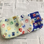 こども　ガーゼハーフハンカチ　電車・新幹線　3枚セット