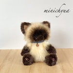 【ま〜るボーロ様 専用】ペットなシャム猫🐾あみぐるみ