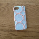 ☆受注製作*ミナペルホネン*タンバリン*ライトブルー×ピンク*mina perhonen*iPhoneケース*iPhoneカバー*スマホケース*スマホカバー