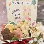 うさぎ♡春うらら♡桜香る春の缶クッキー