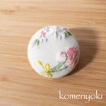 【刺繍ヘアゴム】チューリップのブーケ