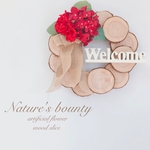 アジサイのウエルカムリース