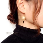 big pearl pierce  -triangle