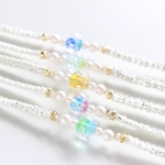 バブルガラス＊ラメ入りブレスレット