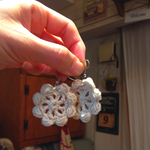 かぎ針編み♥️お花のピアス