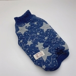 SALE 犬服S 星くず キルトニット  タンクトップ