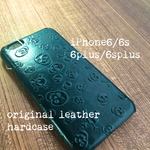 ★モスグリーン★本革ケース　iPhone6/6s 6plus/6splus対応　ハードケース　9H強化ガラス・防塵カバー付き