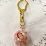 再販！sakura garden苺ケーキのキーホルダー