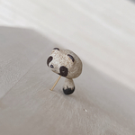 尻尾が揺れるたぬきピアス　Bタイプ