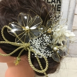 再販♡結婚式成人式卒業式袴/前撮りアメリカンフラワープリザーブドライフラワー髪飾り27