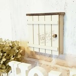 《kinacorey さま専用》木製 給湯器＆床暖スイッチカバー【クリームバニラ】