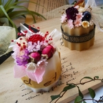 ✿受注生産✿アロマキャンドル✿オトナかわいいローズのカヌレ＊２点セット＊