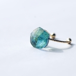 glass jewel リング