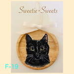 【送料無料】F-19🐾通年使える猫ちゃんオーナメント/黒猫