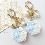 【ご新規様限定】水姫さまと雪うさぎのお干菓子キーホルダー