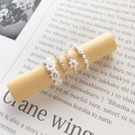 ビーズリング4点セット ❤︎ White×silver