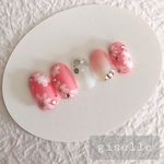 【送料無料】ネイルチップ　入園式　卒園式　ブライダルネイル