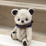 ハンドメイド小さなテディベア風クマぬいぐるみ🧸