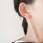 【Silver925 】10㎜　シンプルフープピアス 