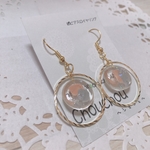 【お試し価格☆】塗りかけ風ピアス イヤリング