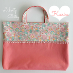入園入学🎀リバティ レッスンバッグ🎀ベッツィ　※さくらんぼアイロンシールオプション🍒