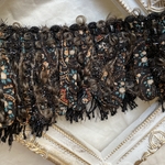 【50㎝〜】FC-0070 マルチミックス　フリンジレース　レース　ブレード　フリンジ　lace ribbon handmade madeinJapan