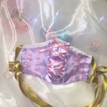 ラベンダー ドレス プリンセスマスク