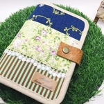 【A6サイズ】草原のうさぎちゃん＊メルヘン＊ノートカバー