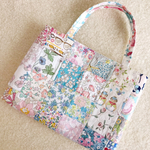リバティのパッチワークbag(パステル)