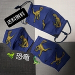 子供マスク🦕☆🦖恐竜☆送料無料☆小学生☆園児☆幼児☆キッズ☆マスク☆男の子