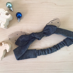 チュールリボンヘアバンド