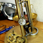 steampunk movement necklace No.1/スチームパンクな歯車のネックレス