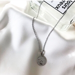 coin charm  necklace /2color