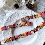 50cm単位 綺麗 お花 フラワー 刺繍 ブレード BK210302 ハンドメイド 手芸 素材 材料 DIY