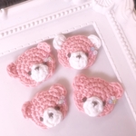 くまのモチーフ 4枚